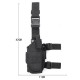 Кобура настегна Smartex 3P Tactical ST-063 black