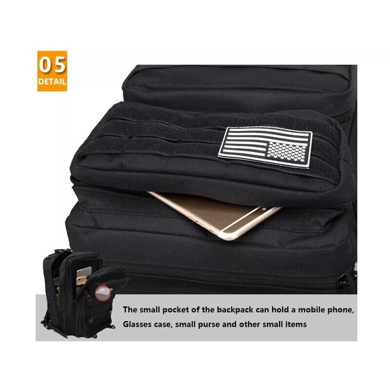 Рюкзак тактичний Smartex 3P Tactical 45 ST-090 black