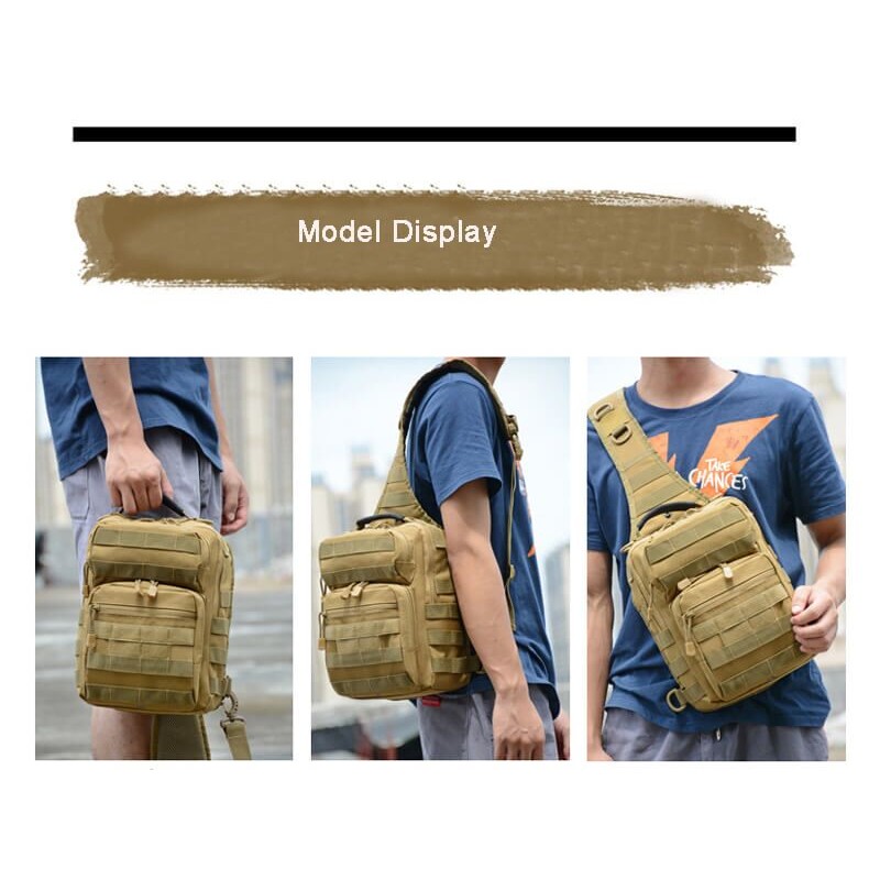 Сумка тактична через плече Smartex 3P Tactical 12 ST-102 khaki