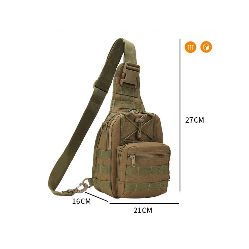 Сумка тактична через плече Smartex 3P Tactical 10 ST-060 black