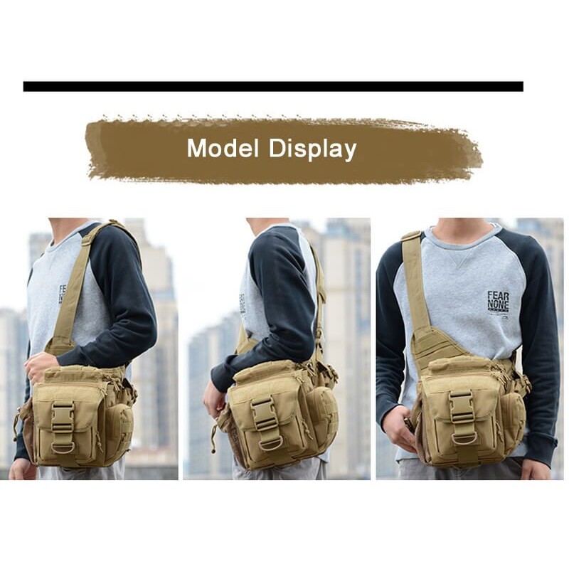 Сумка на плече Smartex 3P Tactical 10 ST-011 khaki