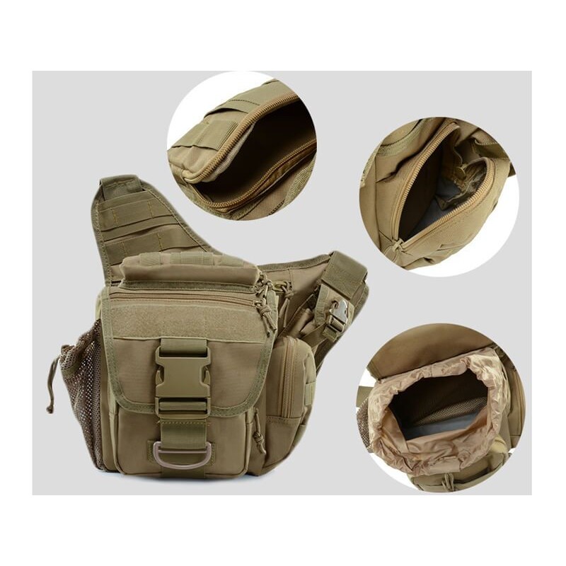 Сумка на плече Smartex 3P Tactical 10 ST-011 khaki