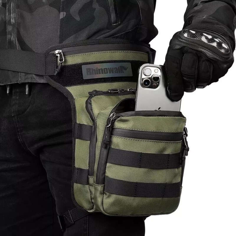 Сумка на ногу Rhinowalk Tactical Bag MT102 oliver, Olive