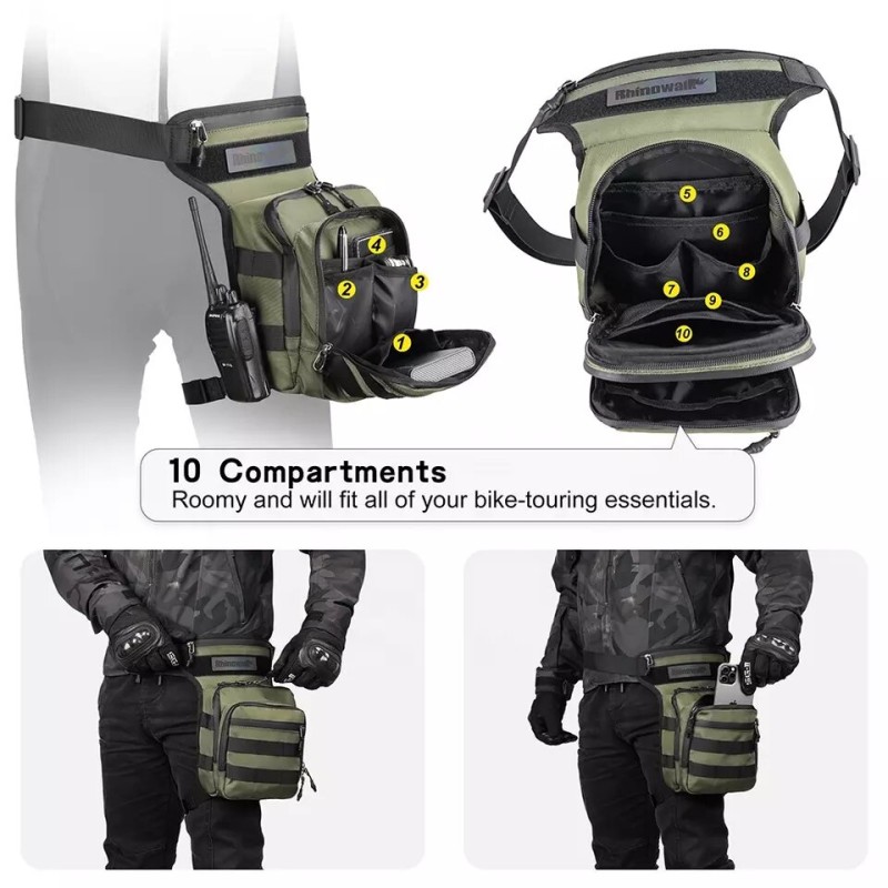 Сумка на ногу Rhinowalk Tactical Bag MT102 grey, Grey