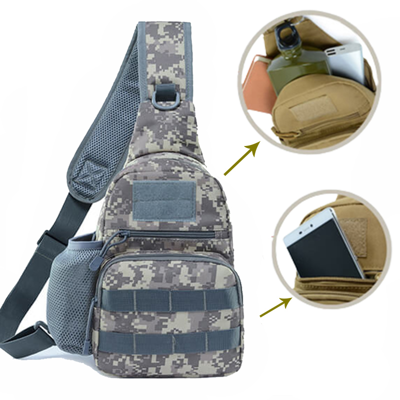 Сумка тактична через плече Smartex 3P Tactical 3 ST-055 acu camouflage