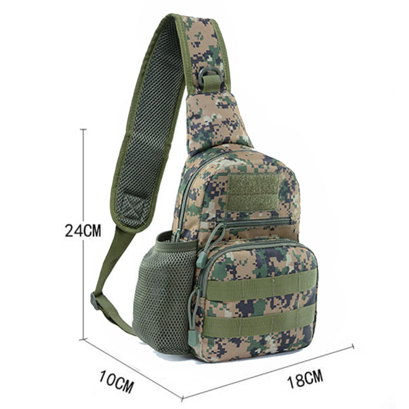 Сумка тактична через плече Smartex 3P Tactical 3 ST-055 jungle digital camouflage