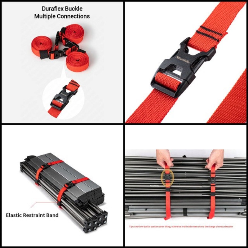 Стяжка багатофункціональна Naturehike NH20HJ004 Red