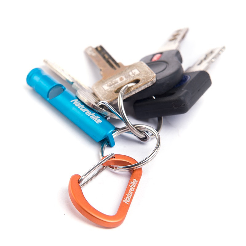 Карабін Naturehike багатофункціональний D-type mini 40 мм NH15A004-H Dark Red