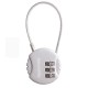 Замок з паролем Naturehike NH20SJ003 Silver