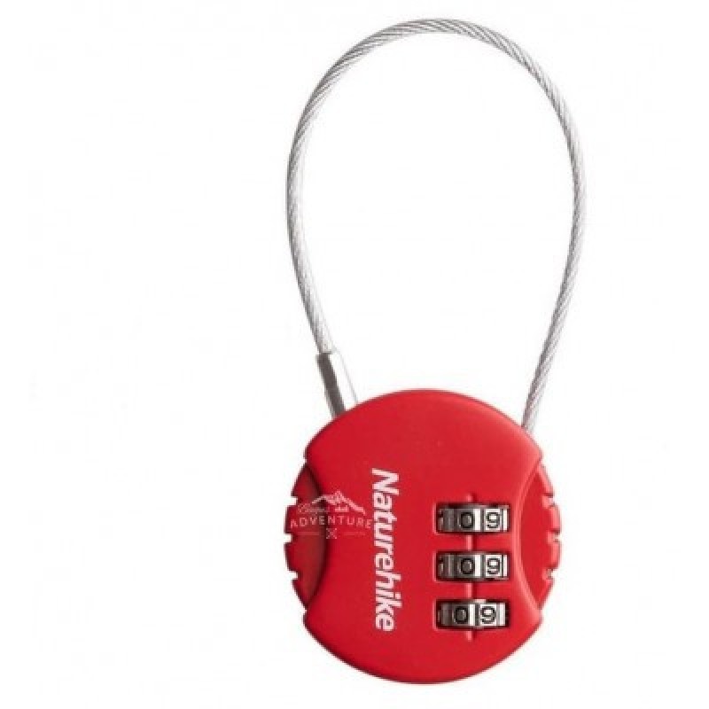 Замок з паролем Naturehike NH20SJ003 Silver