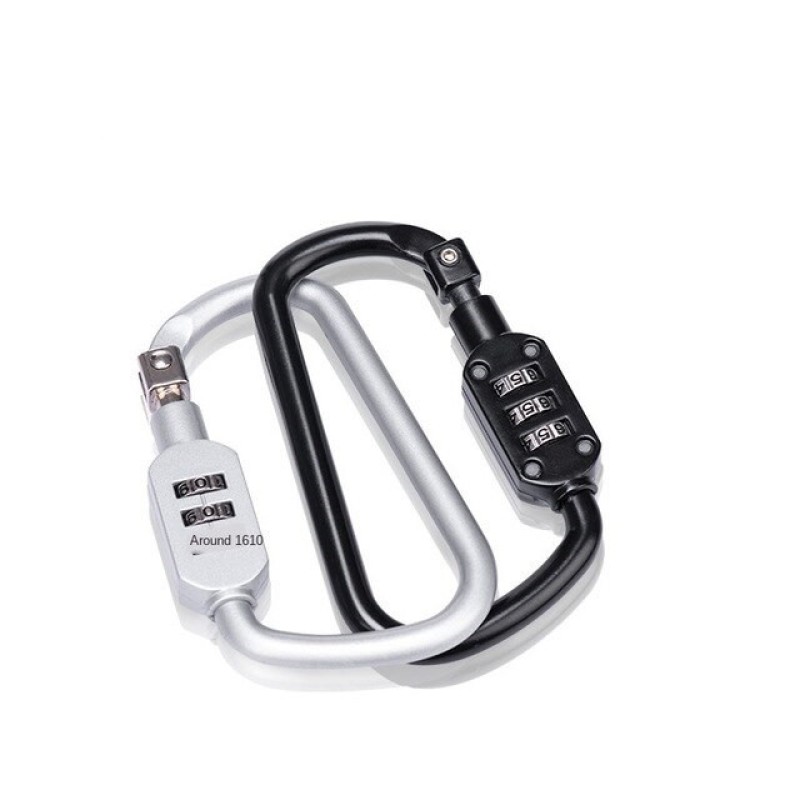Замок з паролем D type Naturehike NH20GS001 Silver