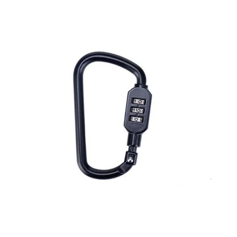 Замок з паролем D type Naturehike NH20GS001 Black