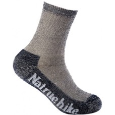 Шкарпетки трекінгові чоловічі Naturehike Merino wool NH15A006-W grey