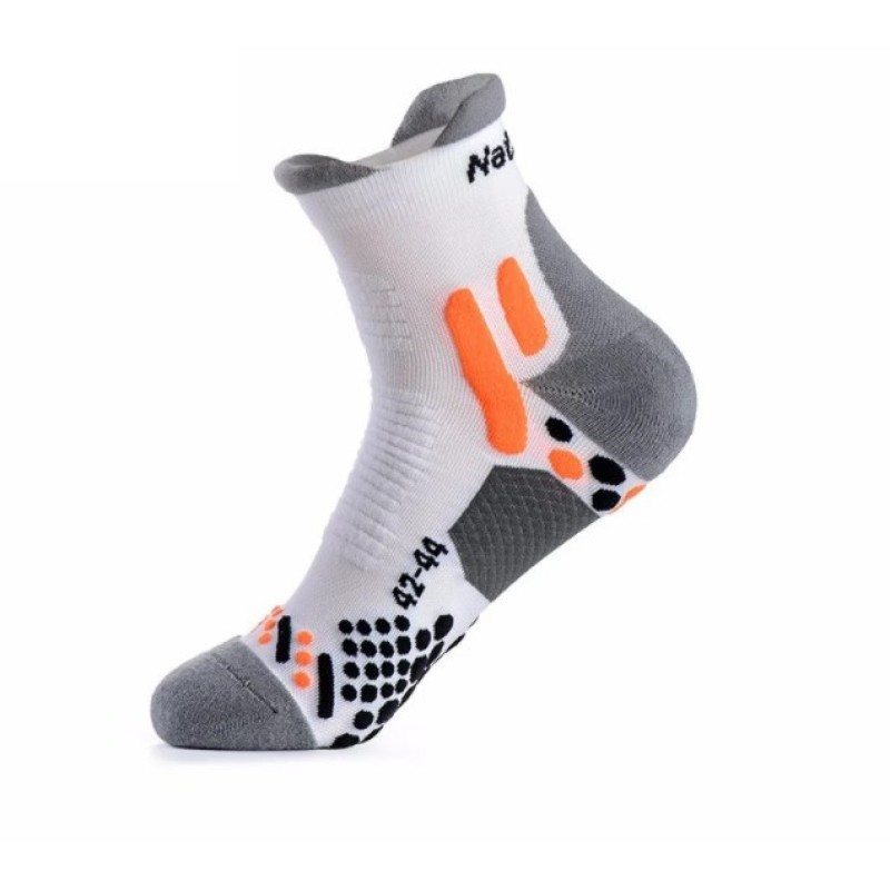 Шкарпетки для бігу чоловічі Naturehike Running 39-41 NH17A002-M gray/white