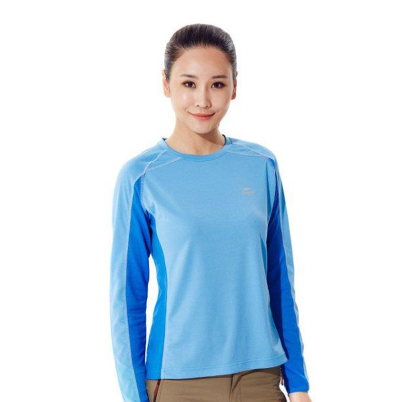 Термофутболка з довгим рукавом Футболка Naturehike NH жіноча NH15S005-P M bonnie Blue