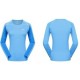 Термофутболка з довгим рукавом Футболка Naturehike NH жіноча NH15S005-P M bonnie Blue