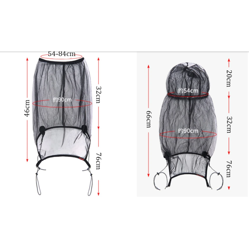 Антимоскитна сітка Head protection HT05 with roof Naturehike NH19F005-Z Black