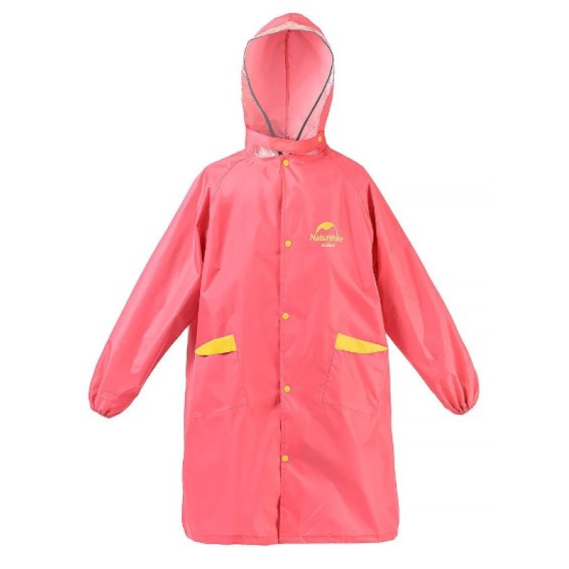 Накидка від дощу дитяча Naturehike Raincoat for girl XL NH16D001-W Pink
