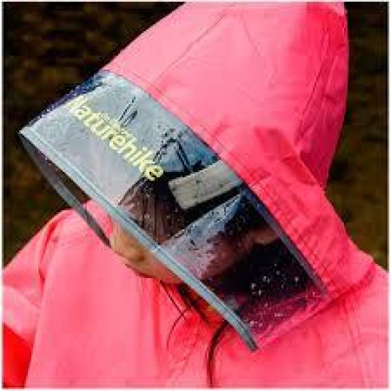 Накидка від дощу дитяча Naturehike Raincoat for girl XL NH16D001-W Pink