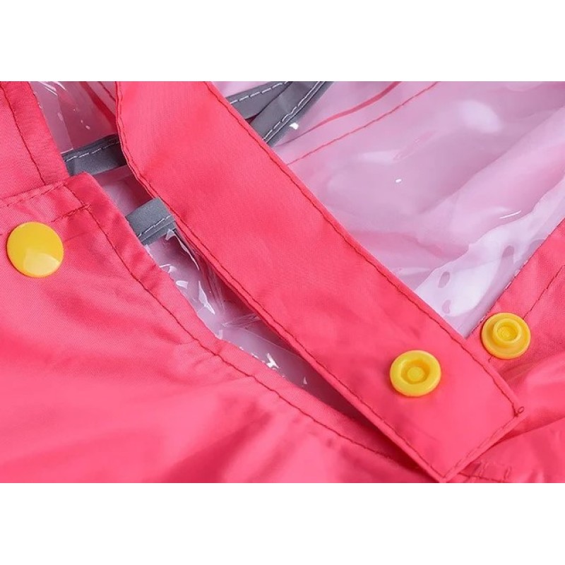 Накидка від дощу дитяча Naturehike Raincoat for girl XL NH16D001-W Pink