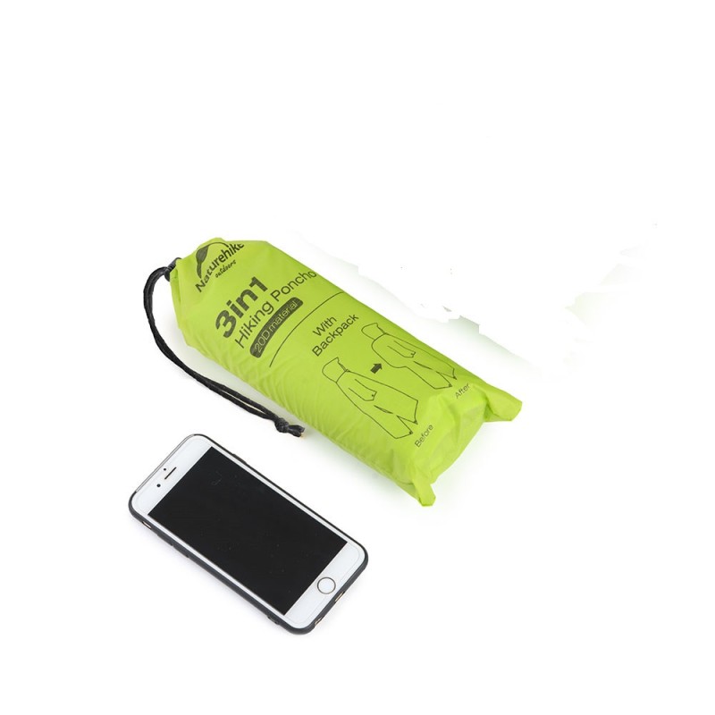 Пончо-тент Naturehike 210T polyester New NH17D002-M Green
