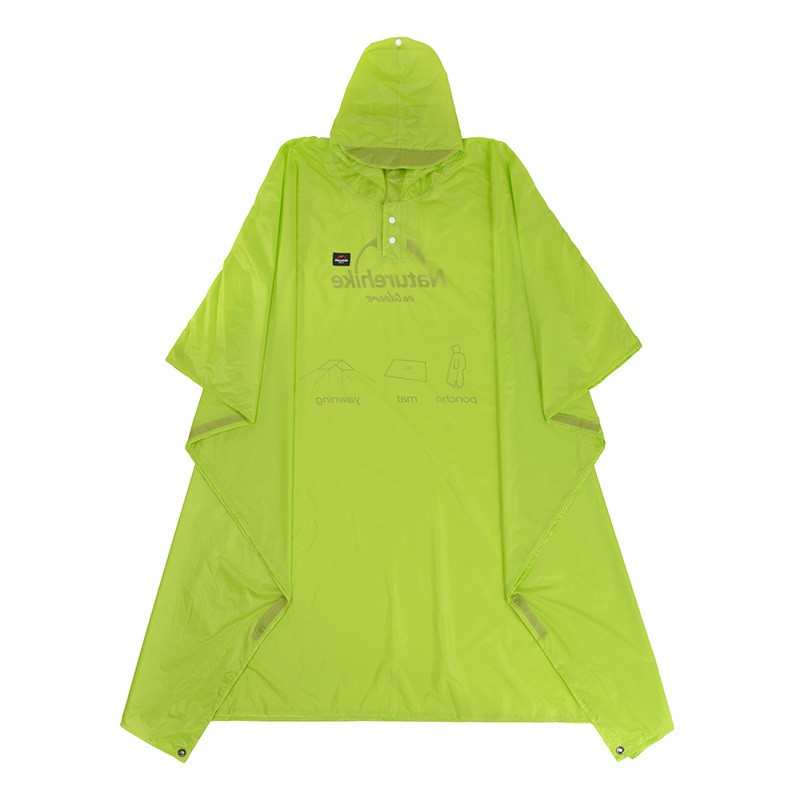 Пончо-тент Naturehike 20D silicone NH17D003-M Green