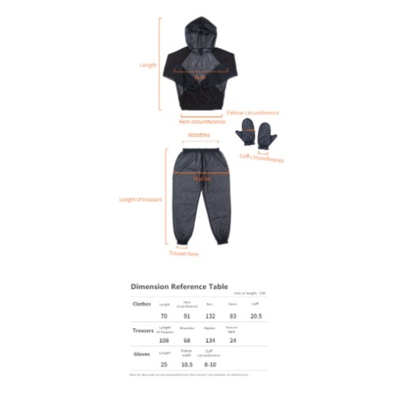 Антимоскитний костюм 20FSPJ (coat+pants+gloves) NH20FS037 black