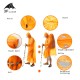 Пончо-дощовик 3F UL GEAR 15D nylon Sleeve orange
