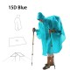 Пончо-тент 3F Ul Gear 15D nylon Multi use P-15D blue
