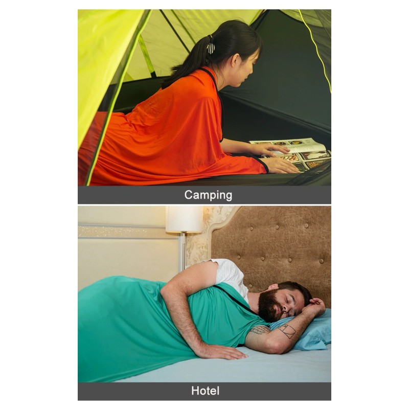 Вкладиш для спального мішка Naturehike High elastic sleeping bag NH17N002-D peacock Blue