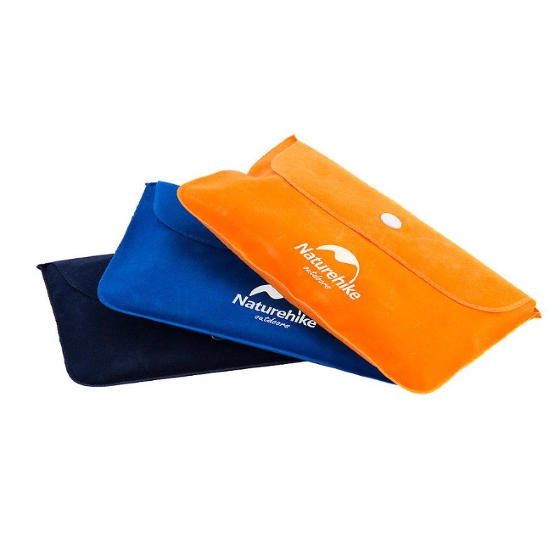 Надувна подушка Naturehike Inflatable Travel Neck Pillow NH15A003-L Blue