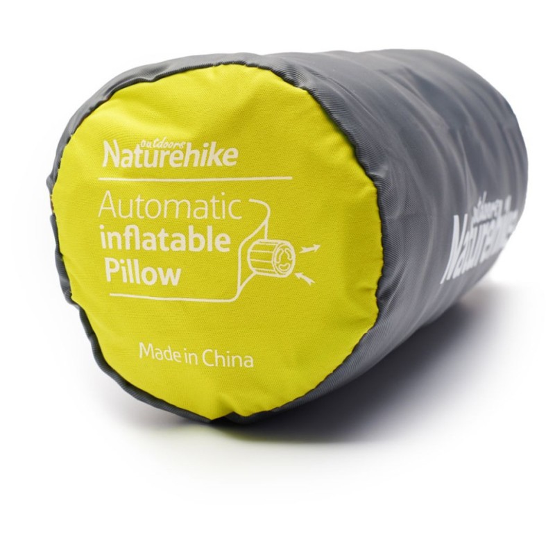 Самонадувна подушка Naturehike Sponge automatic Inflatable Pillow NH17A001-L Yellow