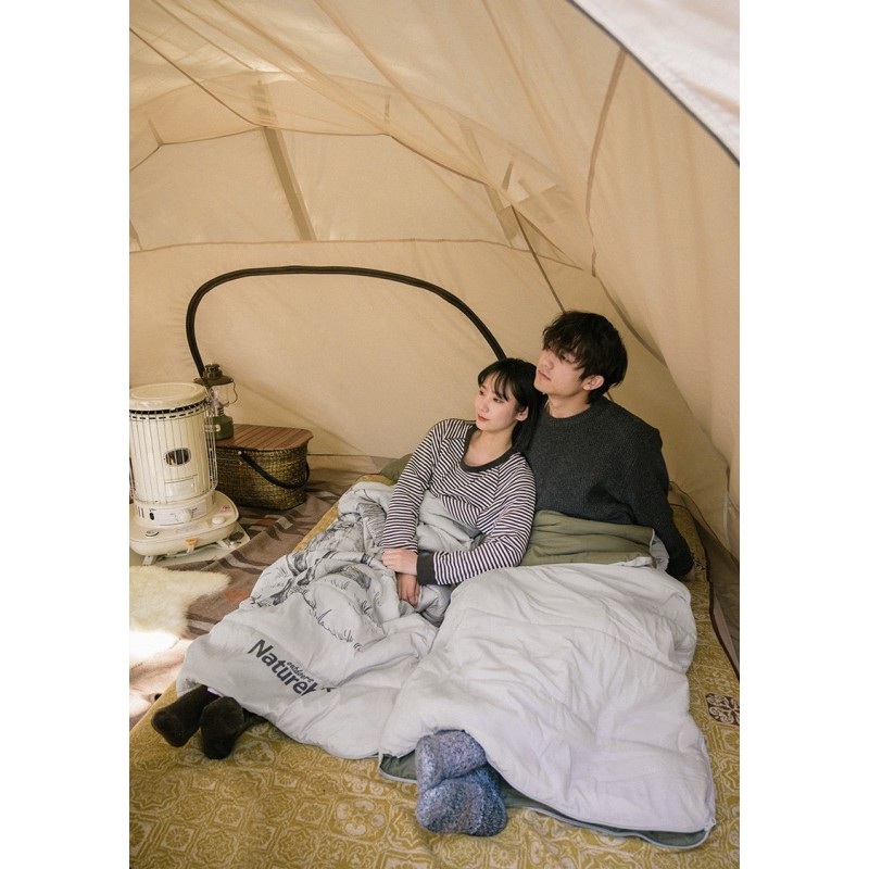 Спальний мішок Naturehike Double Sleeping Bag with Pillow "Tibetan antelope" NH21MSD06