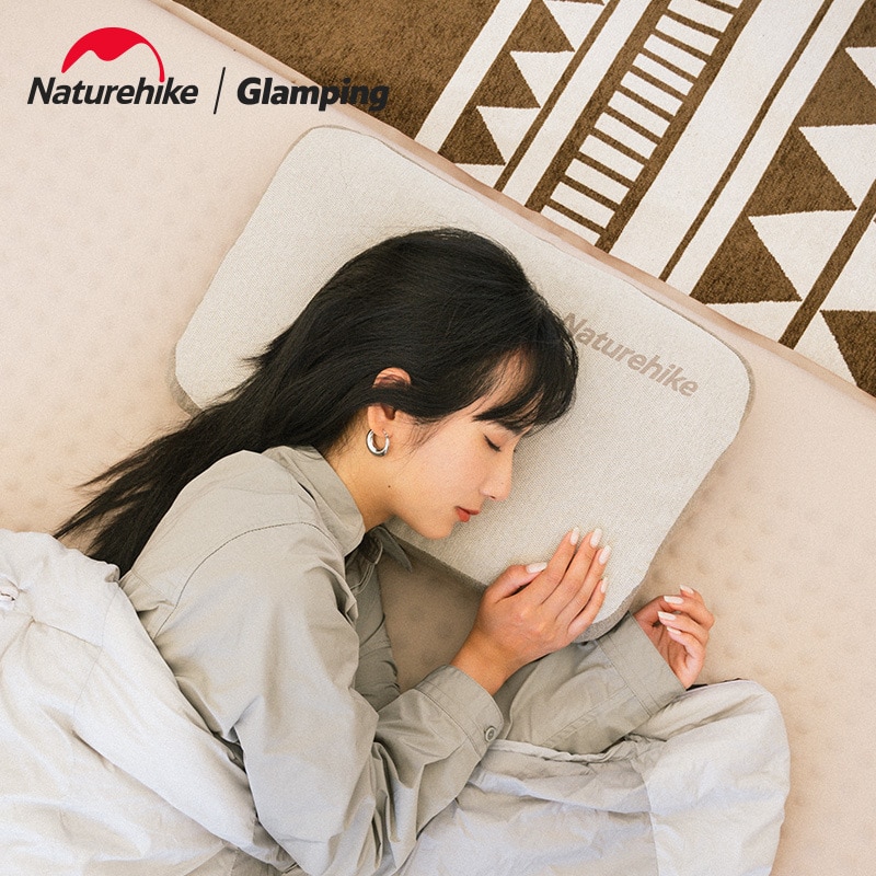 Подушка Naturehike Memory Foam Square Pillow NH22ZT002 khaki