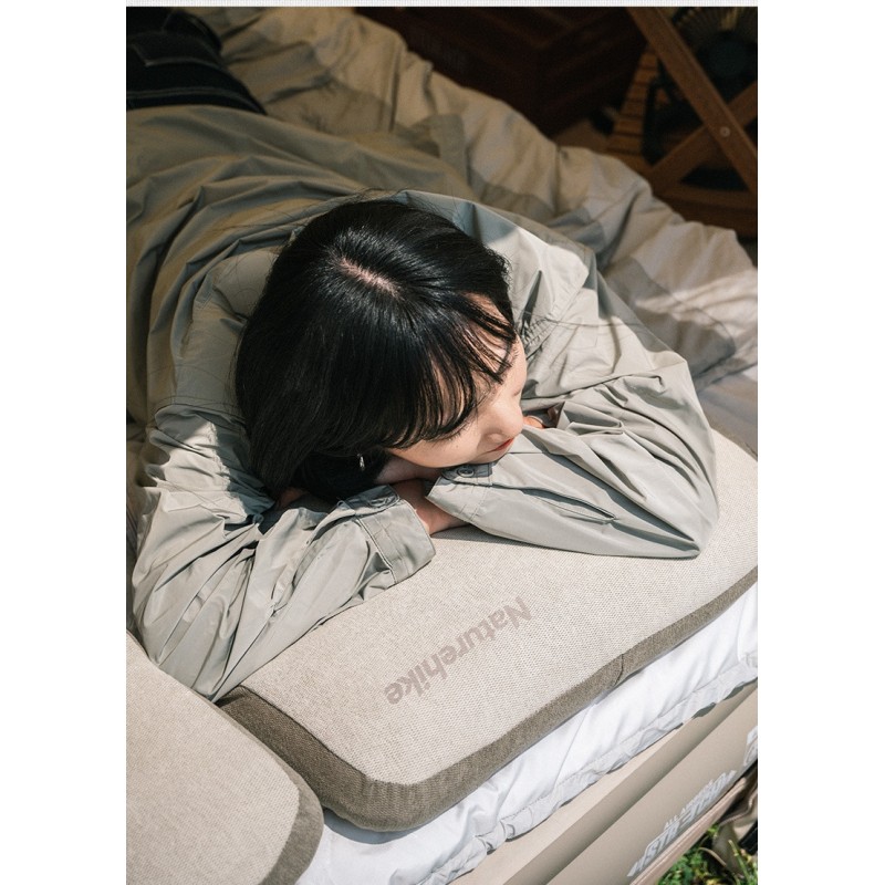 Подушка Naturehike Memory Foam Square Pillow NH22ZT002 khaki