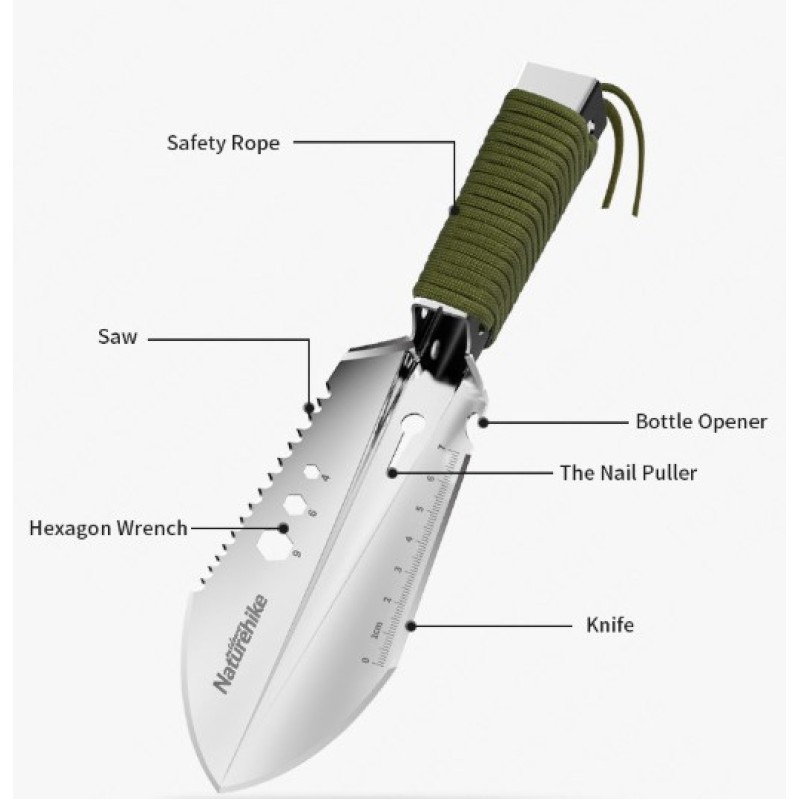 Багатофункціональний інструмент Hand shovel Naturehike NH20GJ001
