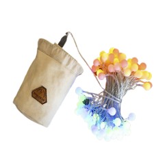 Гірлянда 3F Ul Gear LED Color light 80 lamp beads 10м