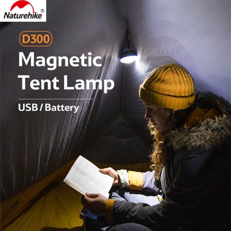 Кемпінговий ліхтар D300 3A battery Naturehike NH16D300-D Green