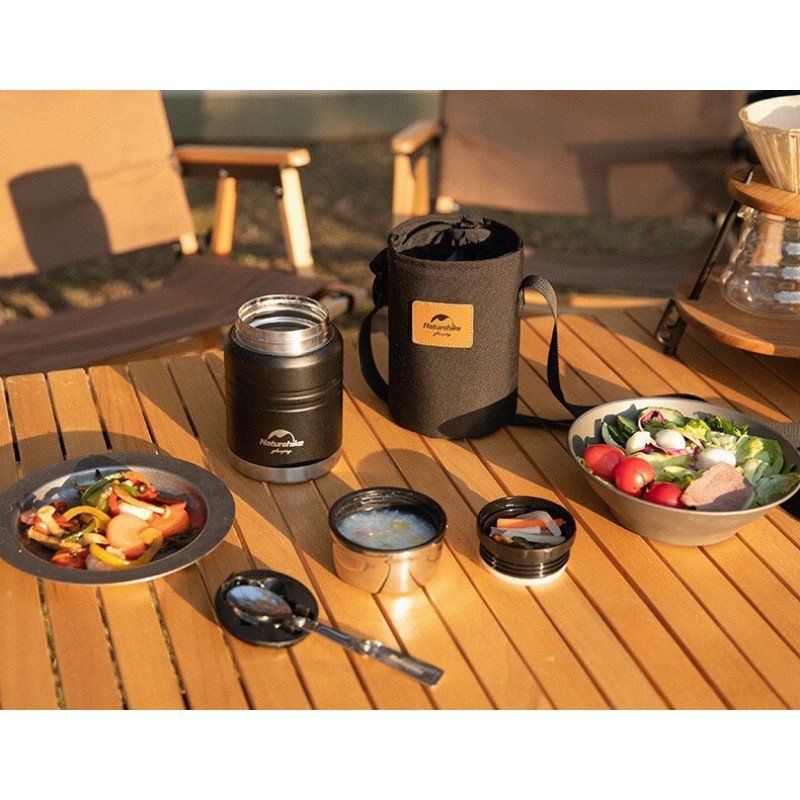 Термос Naturehike Stew beaker 750 мл NH20SJ041 black