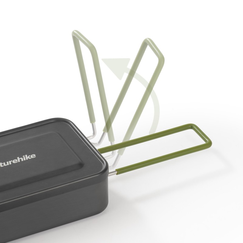 Контейнер Naturehike lunch box Alu NH21CJ011 grey