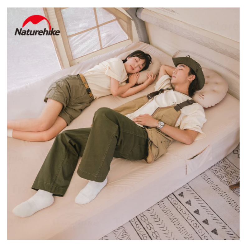 Подушка самонадувна Naturehike Sponge Silent Pillow CNH22DZ011 khaki
