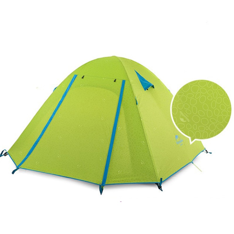 Намет Naturehike P-Series IIII (4-х місний) 210T 65D polyester Graphic NH18Z044-P green