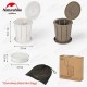 Відро-туалет розкладне Naturehike Portable toilet NH22SJ00B khaki