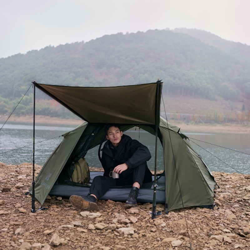 Намет Mobi Garden Qr tent III 68D polyester (3-місний) NX22561011 dark green