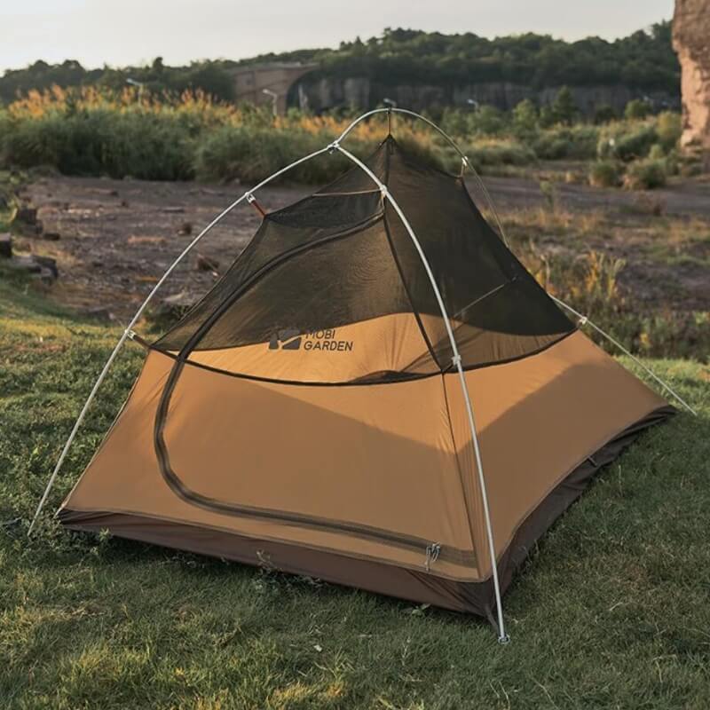 Намет Mobi Garden Light knight II 20D nylon (2х-місний) NX19561002 sand