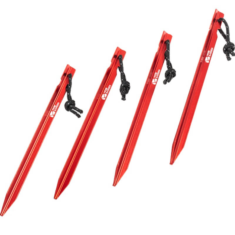 Кілочки Mobi Garden Trigone 18 см (4шт) NXF1228006 red