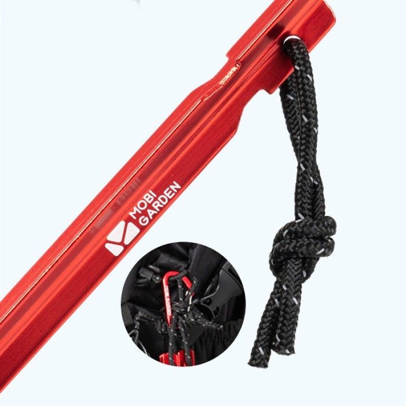 Кілочки Mobi Garden Trigone 18 см (4шт) NXF1228006 red