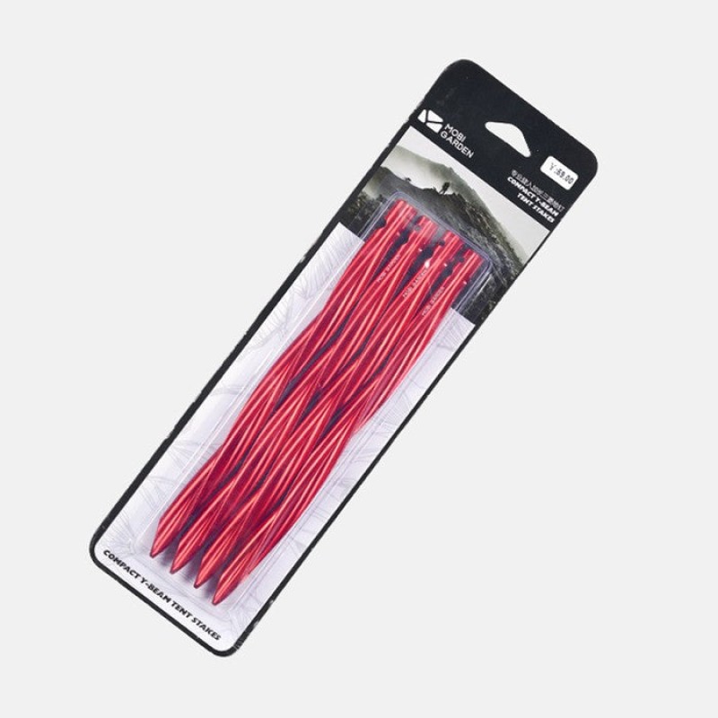 Кілочки Mobi Garden Trigone Pro 25 см (4 шт) NXLQI72002 red
