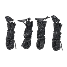 Шнур світловідбиваючий Mobi Garden 4шт 4м NX22672062 black