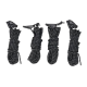 Шнур світловідбиваючий Mobi Garden 4шт 4м NX22672062 black